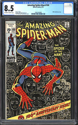 Amazing Spider-Man #100 CGC 8.5: Bronze Age Key in Ultra High Grade! $200 Value!