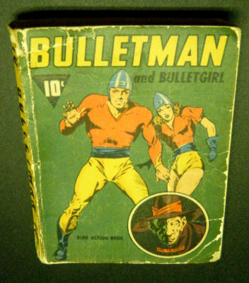 BULLETMAN DIME ACTION BOOK 1941 FAWCETT EXTREMELY RARE