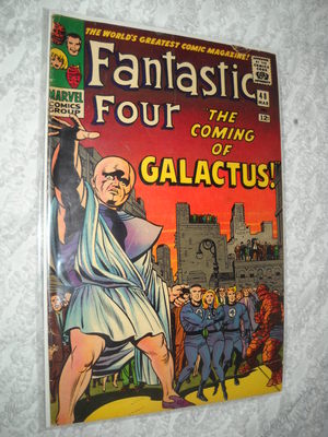 FANTASTIC FOUR~1966~# 48~GRADE~5.0~VG/FN~FIRST APPEARANCE SILVER SURFER/GALACTUS