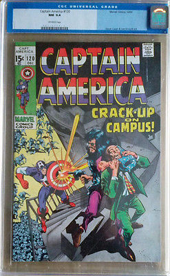Captain America #120 Near Mint CGC 9.4 12/69