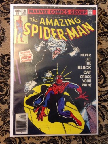 Amazing Spider-Man #194 First Appearance Black Cat 1979 Marvel Comics Key Issue