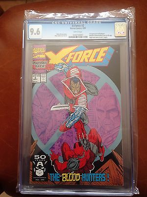X-Force 2 CGC 9.6 White Pages 2nd App. Deadpool! Movie Coming!