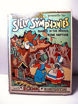 MICKEY MOUSE SILLY SYMPHONIES  1940 DISNEY WITH POP-UPS