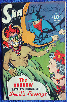 Shadow Comics Vol 6 #10 Jan 1947 Shadow, Nick Carter – Nice copy!
