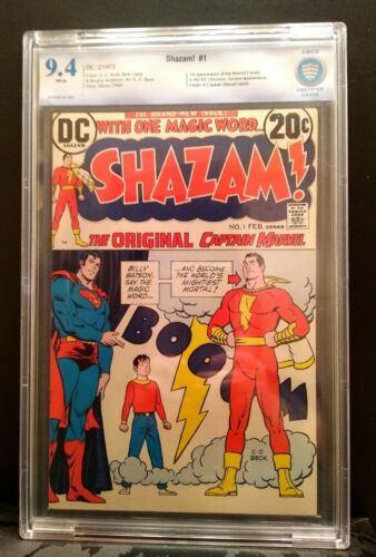 Shazam! #1 Bronze Age – CBCS 9.4 – 1st Shazam In DC Comics!!!