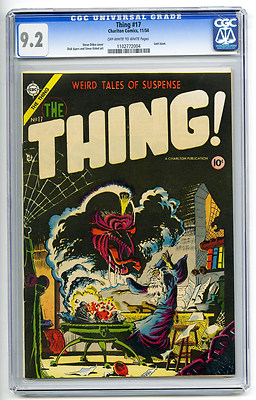 Thing #17 CGC 9.2 OW/WHITE 2nd HIGHEST Steve Ditko Pre-Code Horror Golden Comic