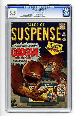 Tales of Suspense #17 CGC 5.5 Kirby Ayers Marvel Silver Age Comic Horror