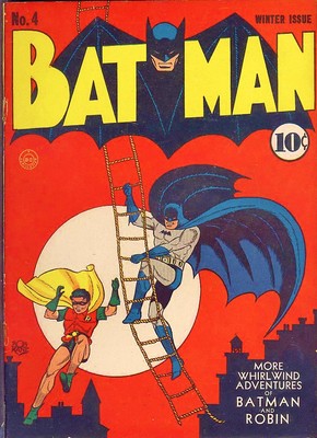 BAT MAN Comics #4–1941–Golden Age Comics