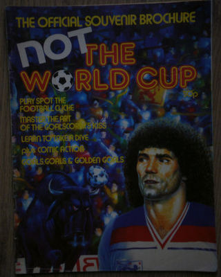 Rare ALAN MOORE Marvel Comic 1982 Not The World Cup (Watchmen From Hell)