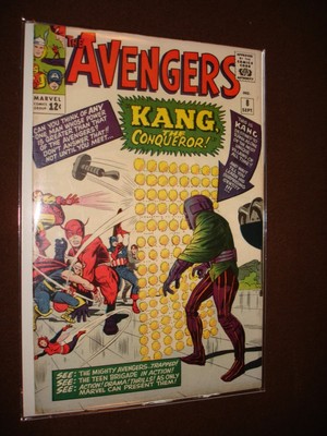Avengers #8 * High Grade Key Marvel Silver Age Comic * VF+ * 1st Kang *NR *Movie
