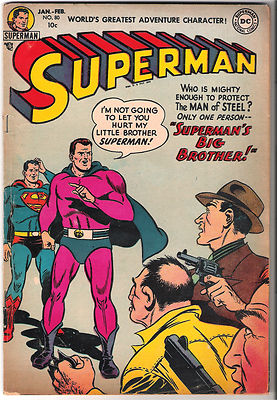Superman no. 80 Jan Feb 1953 – great condition for its age