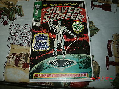 SILVER SURFER #1 UNREAD ’68 F/VF!GORGEOUS COVER!1ST SILVER SURFER!WW SHIPPINGHOT