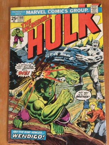 The Incredible Hulk #180 1st Appearance Wolverine!