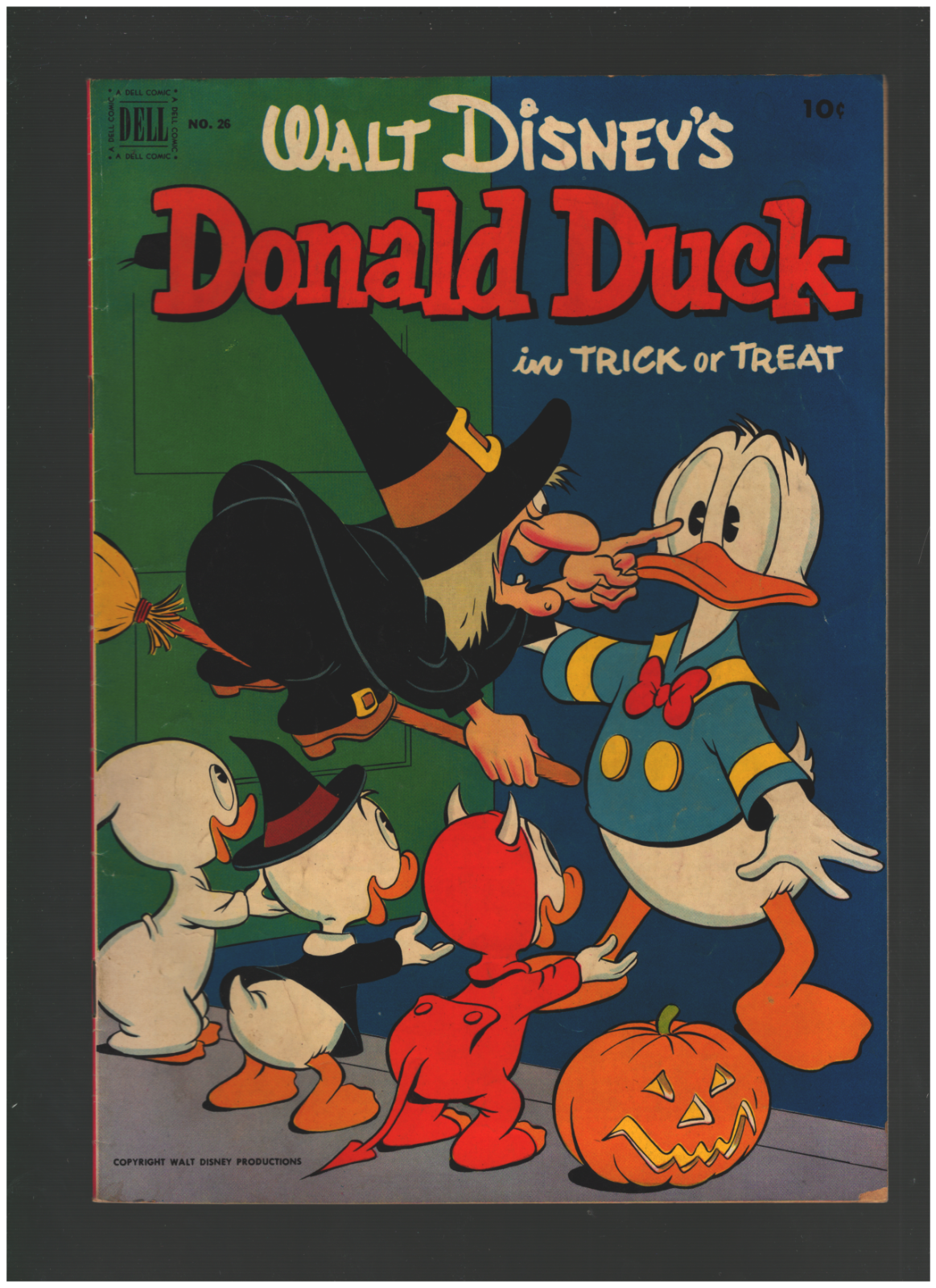 Walt Disney’s Donald Duck 26 1952 “Trick or Treat!” BOX B