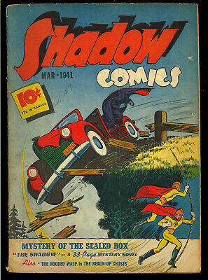 Shadow Comics Vol. 1 #9 Nice Unrestored Golden Age Street & Smith 1941 GD-VG