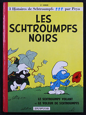 Rarissime : Peyo Les Schtroumpfs noirs, EO 1963, SUPERBE ETAT !
