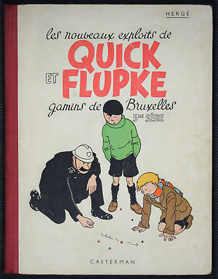 Hergé, Tintin, Les Nouveaux Exploits de Quick et Flupke A12/1940 5e série, TTBE+