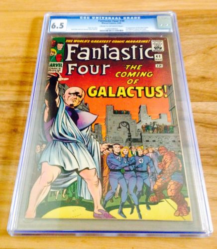 Fantastic Four #48 Marvel 1966 CGC 6.5 First Appearance Silver Surfer Galactus!