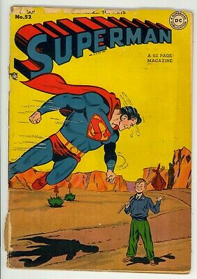 Superman (1939) #52 1st Print Golden Age DC Prankster App Complete Good