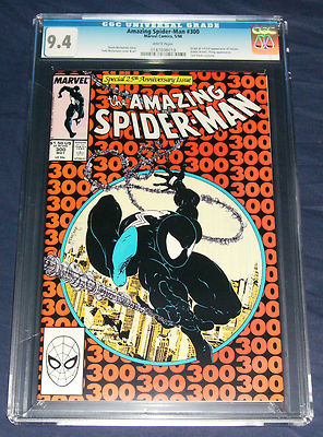 Amazing Spider-Man Issue #300 CGC 9.4 Key Marvel Comic Book 1st Full Venom