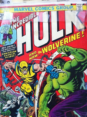 The Incredible Hulk 181 first App Wolverine