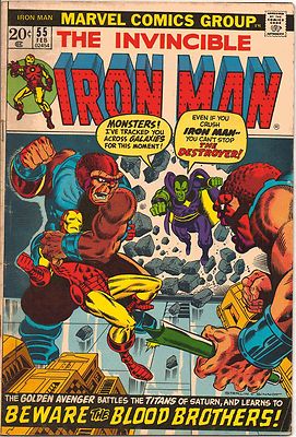 Iron Man Vol. 1, No. 55, February 1973, “Beware the Blood Brothers!”