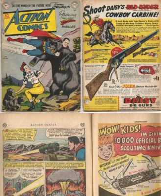 Action Comics #140, Superman Saving Lois on Cover, Golden Age Classic Action