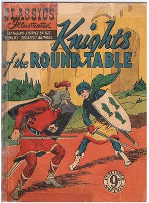 Australian CLASSICS ILLUSTRATED “KNIGHTS OF THE ROUND TABLE” No.70 ( ACCEPTABLE)