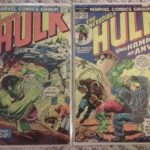 Incredible Hulk #180, #182 (1974, Marvel) with value stamp (Good -VG) Condition
