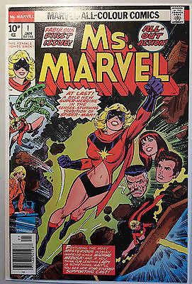 Ms Marvel #1 Marvel Comics 1975 High Grade FN