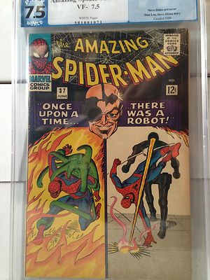 The Amazing Spider-Man #37 (Jun 1966, Marvel), PGX 7.5