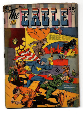 THE EAGLE #1 Golden Age Comic Book FAIR 1.0