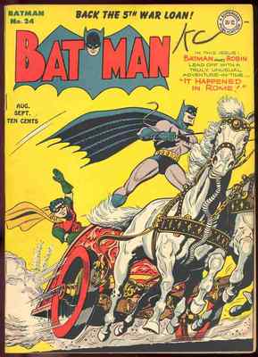 1946 Batman #24! Fine/Very Fine 7.0! No Reserve! Free Shipping World-Wide!!