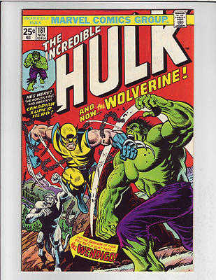 Bronze Age Incredible Hulk 181 (VERY FINE) First Wolverine.