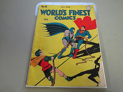 WORLD’S FINEST COMICS #19 BATMAN AND JOKER STORY 1945
