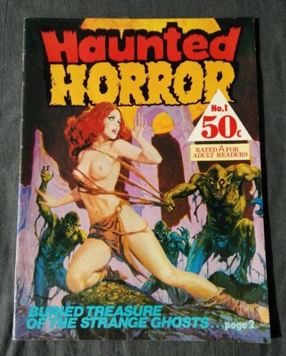 Haunted horror #1 1970s Gredown australian horror comic