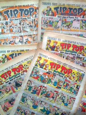 Vintage British Comics. TIP TOP.