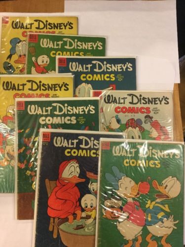 Walt Disney’s Comics and Stories Vol 14 No 2, 4, 5, 6, 8, 10, 11, 12