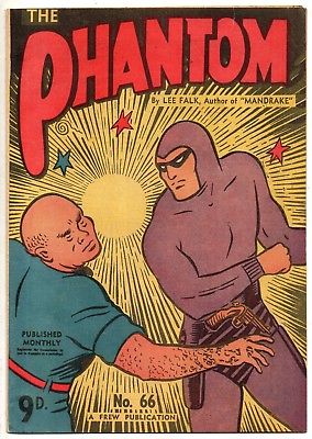 The Phantom # 66 Frew Australian Edition B&W Golden Age 1954 Near Mint