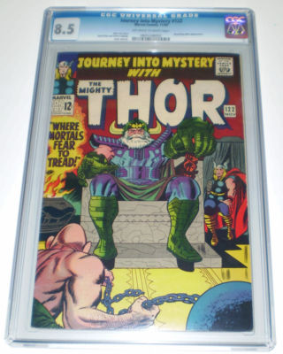 Journey Into Mystery,Thor,#122,Marvel Comics,CGC 8.5,Jack Kirby art,AbsorbingMan