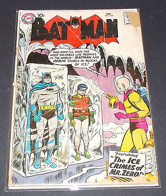 BATMAN v1 #121 1st appearance of Mr.Zero later Mr.Freeze Scarce NO RESERVE