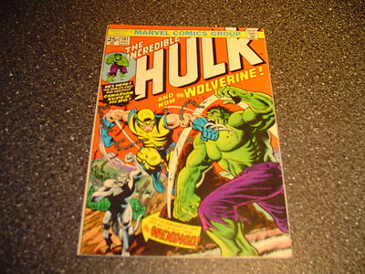 incredible hulk 181 1st wolverine