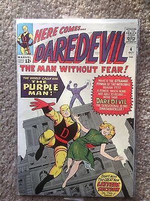 Daredevil #4 Marvel 1st Appearance of Purple Man HOT – F/VF Very Nice