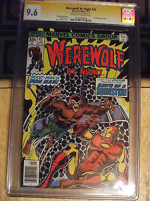Bronze Age Comic CGC 9.6 Marvel “Werewolf By Night #42” signed by Don Perlin