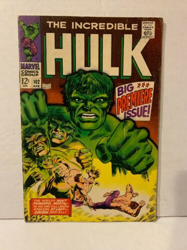 The Incredible Hulk # 102  (Apr 1967 Marvel) VERY NICE BOOK!!!