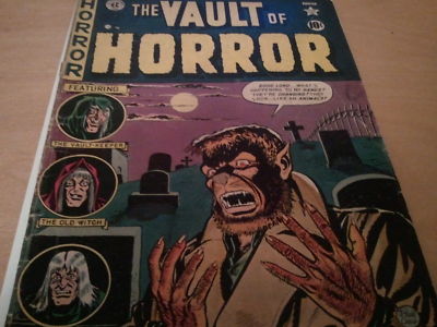 THE VAULT OF HORROR #17 CLASSIC WEREWOLF COVER IN VG!!!!!!!!!!!!!!!!!!!!!!!!!!!!