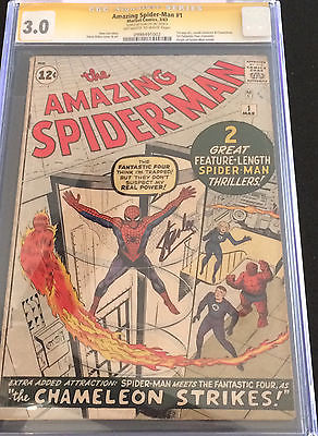Original Amazing Spider-Man (1963) #1 Published: March 10, 1963, Autographed
