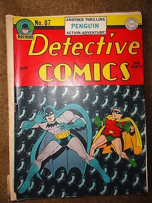 Detective Comics # 87 Golden age No Reserve