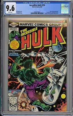 Incredible Hulk #250 CGC 9.6 NM+ Wp Marvel Comics 1980 RARE GRADE Silver Surfer