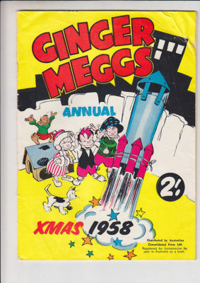 Ginger Meggs Annual 1958 PreDecimal Comic(Aus)